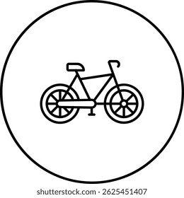 Icono de Vector de bicicleta. Se puede utilizar para aplicaciones de impresión, móviles y de Web.