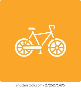 Icono de Vector de bicicleta. Se puede utilizar para aplicaciones de impresión, móviles y de Web.