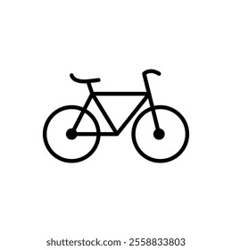 Bicycle vector icon, vector flat linear Bicycle logo concept trendy style illustration for web and app..eps