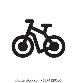 Bicycle vector icon. Bicycle flat sign design. Bicycle symbol pictogram. UX UI icon