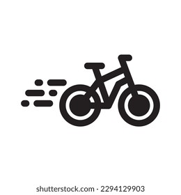 Bicycle vector icon. Bicycle flat sign design. Bicycle symbol pictogram. UX UI icon