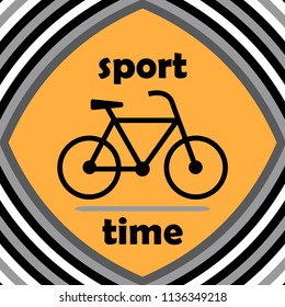 Bicycle vector icon flat style illustration for web, mobile, logo, application and graphic design. Bicycle vector icon simple sign and modern symbol, EPS10. 