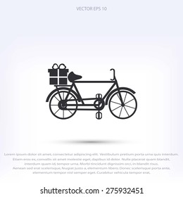 bicycle vector icons