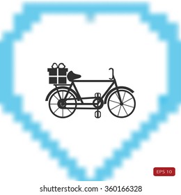 bicycle vector icons