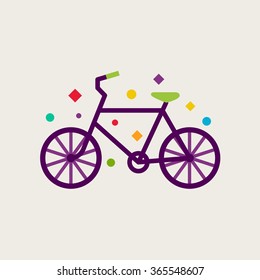Bicycle vector illustration