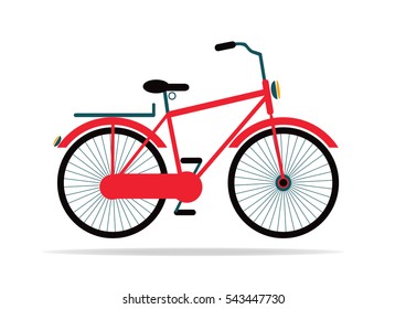 Bicycle,  vector, illustration