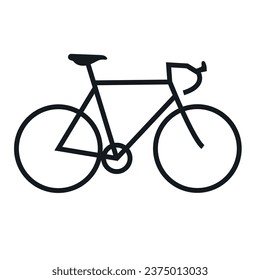 Bicicleta de ilustración vectorial de bicicleta