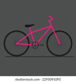 Bicycle Vector illustration Bicycle day art