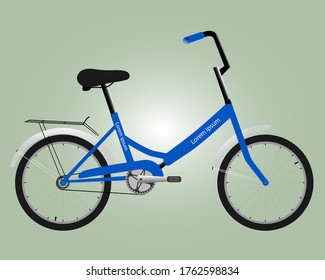 Bicycle vector illustration. Vector design isolated for all backgrounds.