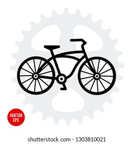 Bicycle -  vector illustration, emblem design, icon