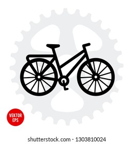 Bicycle -  vector illustration, emblem design, icon