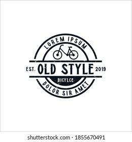 Bicycle Vector Illustration Graphics Design In Vintage Style