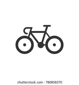 Bicycle vector. Illustration. Isolate on white background.
