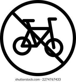 ilustración del vector de bicicleta sobre un fondo transparente. Símbolos de calidad superior. Iconos vectoriales de glifos para diseño de conceptos y gráficos.