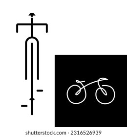 bicycle vector illustration style design