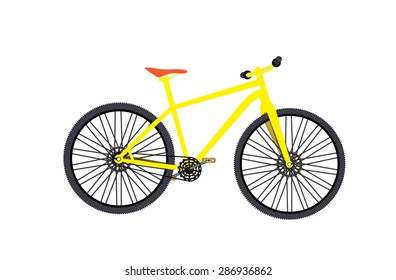 Bicycle. Vector Illustrator. EPS10