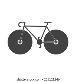 Bicycle vector image to be used in web applications, mobile applications and print media