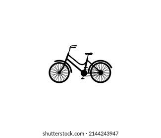Bicycle Vector Isolated Icon. Bicycle Illustration