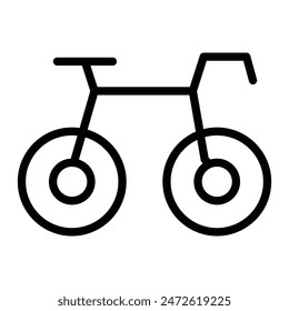 Línea de Vector de la bicicleta