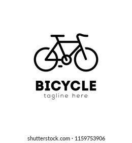 Bicycle Vector Logo Illustration Emblem Design