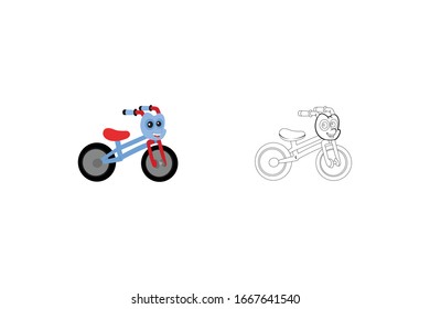 Bicycle Vector Object Transportation Illustration Bundle