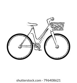 bicycle vehicle with basket