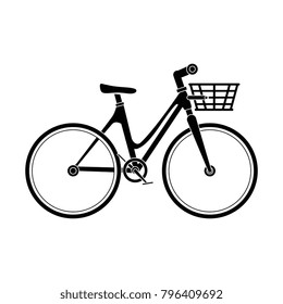 bicycle vehicle with basket
