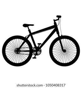 bicycle vehicle isolated icon