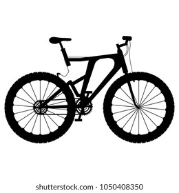 bicycle vehicle isolated icon