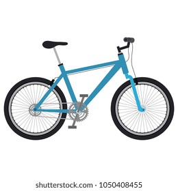 bicycle vehicle isolated icon