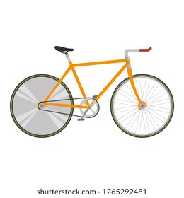 bicycle vehicle isolated icon