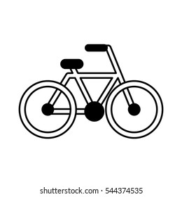 bicycle vehicle isolated icon vector illustration design