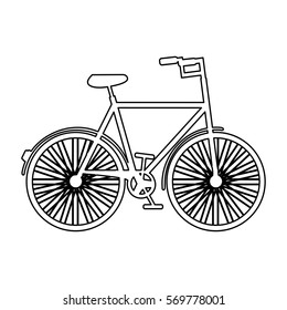 bicycle vehicle isolated icon vector illustration design