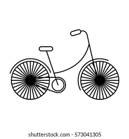 bicycle vehicle isolated icon vector illustration design