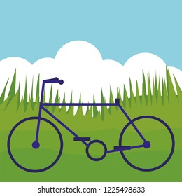 bicycle vehicle in the park