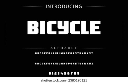 Tipo de letra decorativo de la época de la bicicleta. Diseño de letras en estilo retro con etiqueta. Perfecto para etiquetas alcohólicas, logotipos, tiendas y muchas otras.