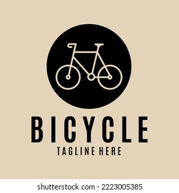 Bicycle vintage logo, icon and symbol, vector illustration design