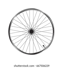 Bicycle wheel , front wheel