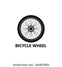Bicycle Wheel Logo Template Design Vector, Emblem, Design Concept, Creative Symbol, Icon