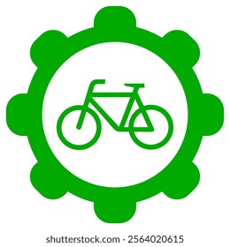 Bicycle and wheel on white