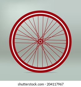 Bicycle wheel symbol