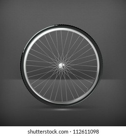 Bicycle wheel vector