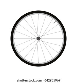 bicycle wheel vector