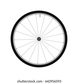 bicycle wheel vector