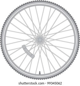 Bicycle Wheel Vector