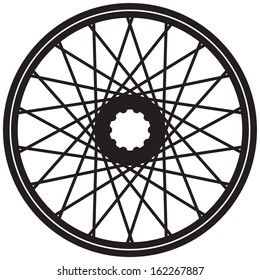 Bicycle Wheel, Vector Format