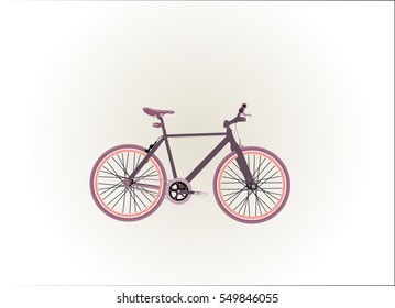 Bicycle,colorful,Vector illustration