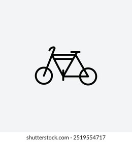 Bicycleline vector icon. EPS 10