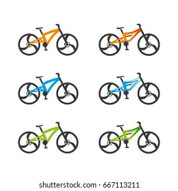 Bicycles
2 types of bicycles in different colors