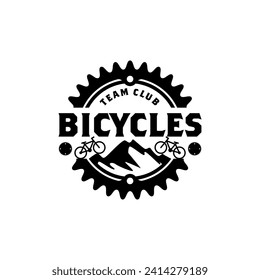 Bicycles Club Logo Repair Shop Designs Vector Template